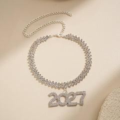 2027 Rhinestone Necklace