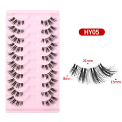 Sienna Half Cat-Eye Lashes – 10 Pairs
