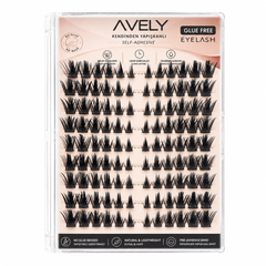Avely 99PC Pre-Glued Cluster Lashes