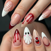 Bloody Ghost 3D Spider Press-On Nails