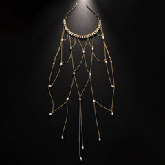 Bohemian Pearl Goddess Crown