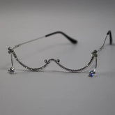 Crystal Blossom Chain Glasses