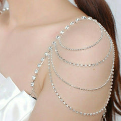 Crystal Wing Shoulder Chain