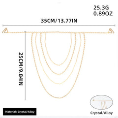 Crystal Wing Shoulder Chain