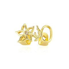 Floral Muse Gold Teeth Grillz