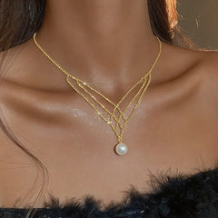 Mermaid Princess Pearl Necklace