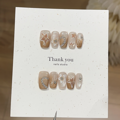Champagne Moonlight Press-On Nails