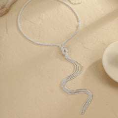 Silver Cascade Body Chain