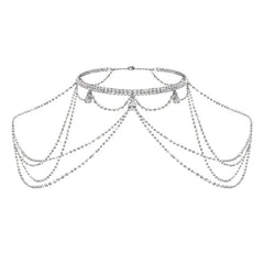 Silver Stardust Body Necklace