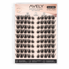 Avely 99PC Pre-Glued Cluster Lashes