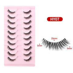 Sienna Half Cat-Eye Lashes – 10 Pairs