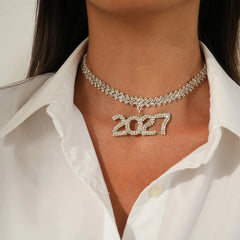 2027 Rhinestone Necklace