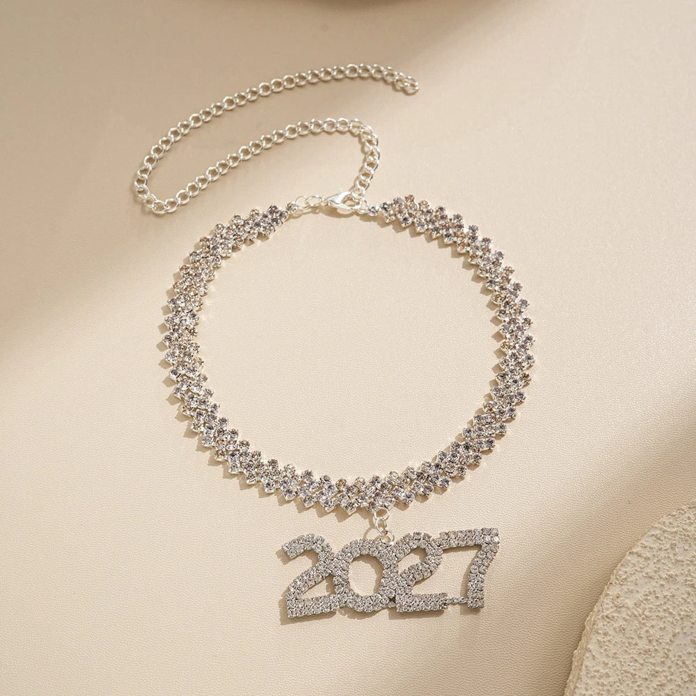 2027 Rhinestone Necklace