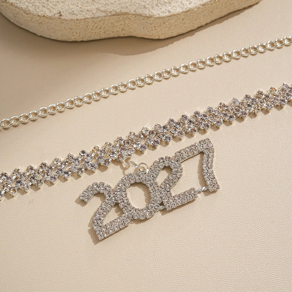2027 Rhinestone Necklace