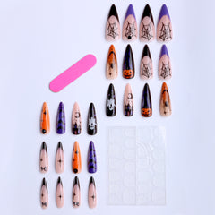 Midnight Haunt Halloween Press-On Nails