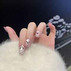 Aurora Ghost Halloween Press-On Nails