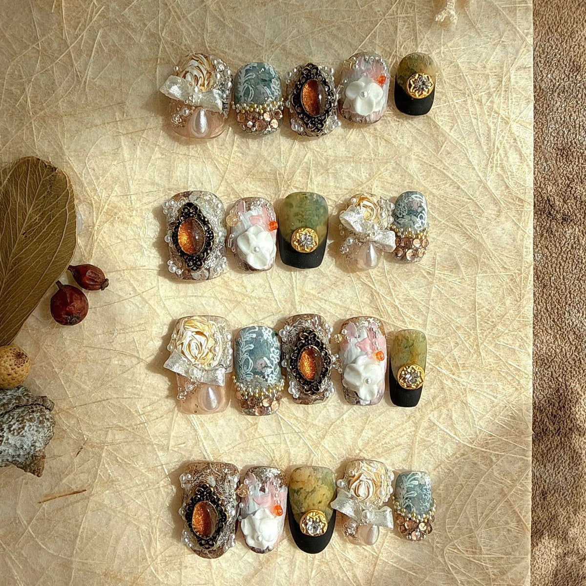 Baroque Bloom  Press-On Nails