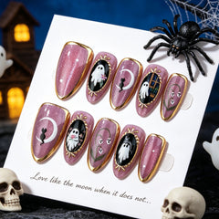 Baroque Ghost Cameo Press-On Nails