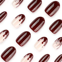 Bloody Cherry Halloween Press-On Nails