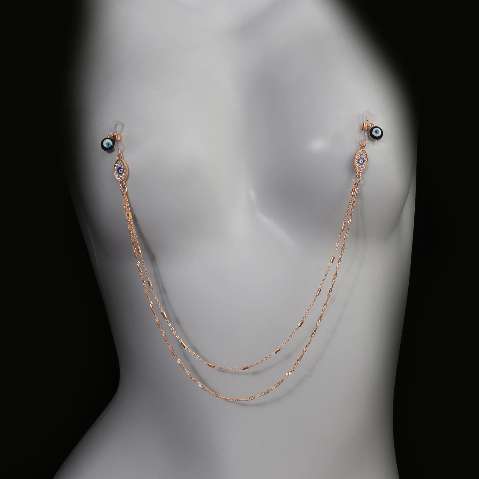 Blue Nazar Moon Chain