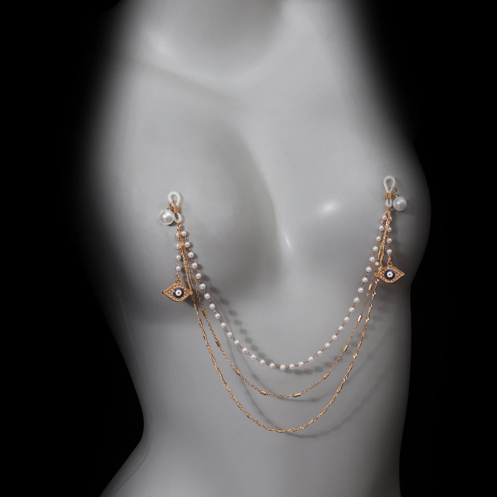 Blue Nazar Moon Chain