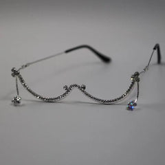 Crystal Blossom Chain Glasses