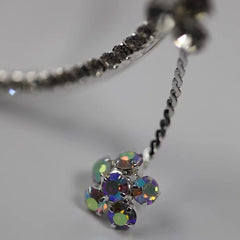 Crystal Blossom Chain Glasses