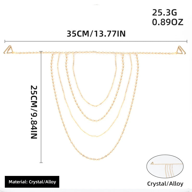Crystal Wing Shoulder Chain