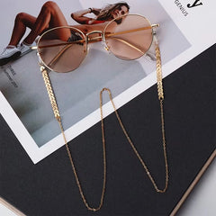Metallic Style Glasses Chain