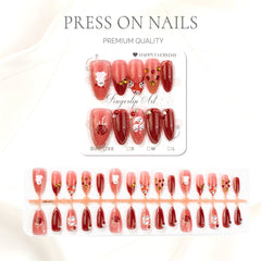 Gothic Halloween Ghost Press-On Nails