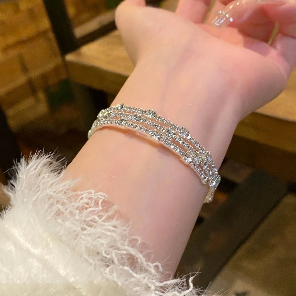 INS Elegant Diamond Bracelet