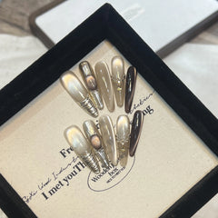 Liquid Gold Dus Press-On Nails