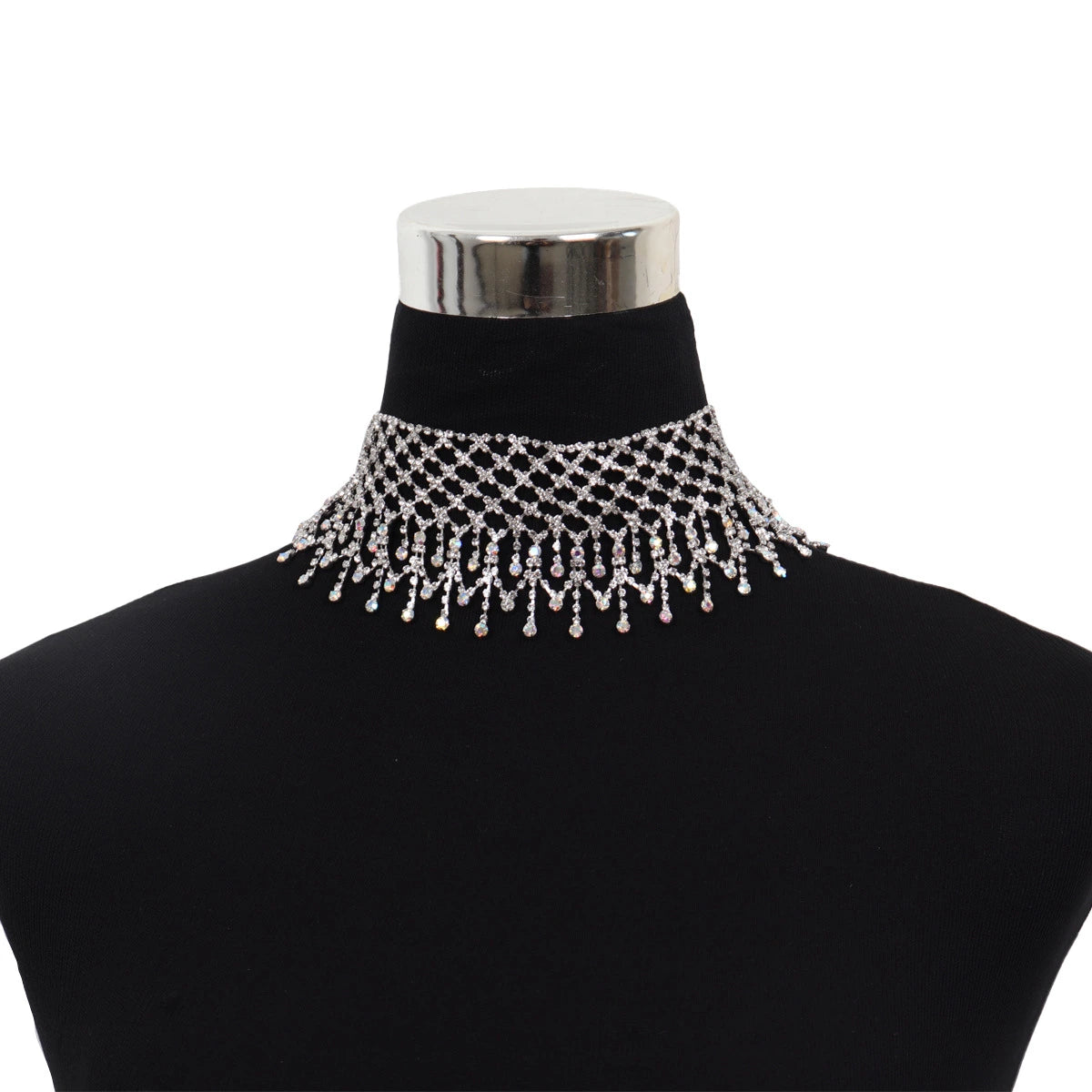 Luxury Crystal Tassel Necklace