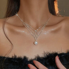 Mermaid Princess Pearl Necklace