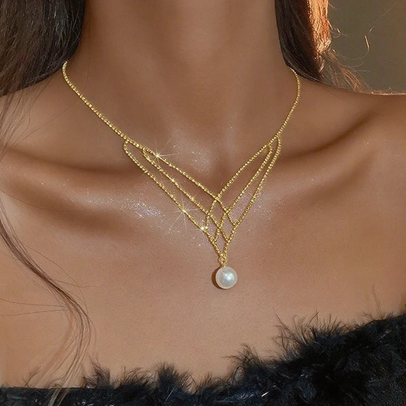 Mermaid Princess Pearl Necklace