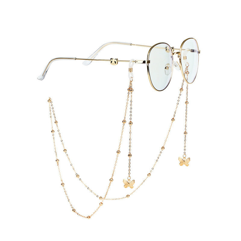 Starry Sky Tassels Glasses Chain