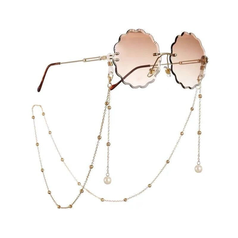 Starry Sky Tassels Glasses Chain