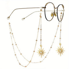 Starry Sky Tassels Glasses Chain
