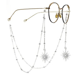 Starry Sky Tassels Glasses Chain