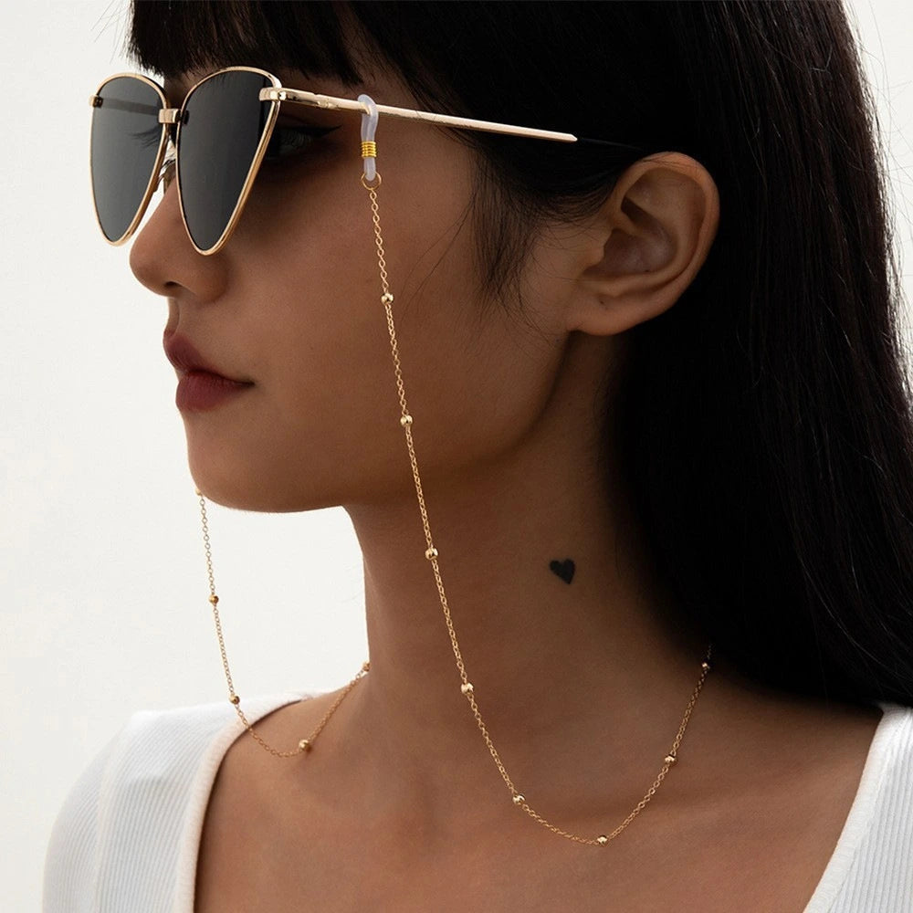 Minimalist Bead Glasses Chain