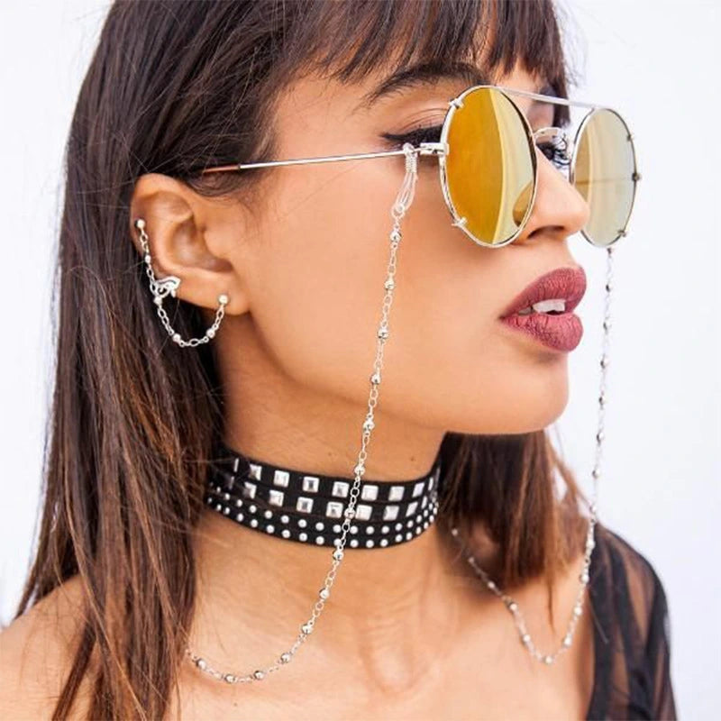 Minimalist Bead Glasses Chain