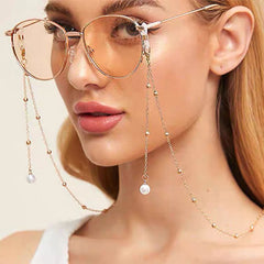 Starry Sky Tassels Glasses Chain