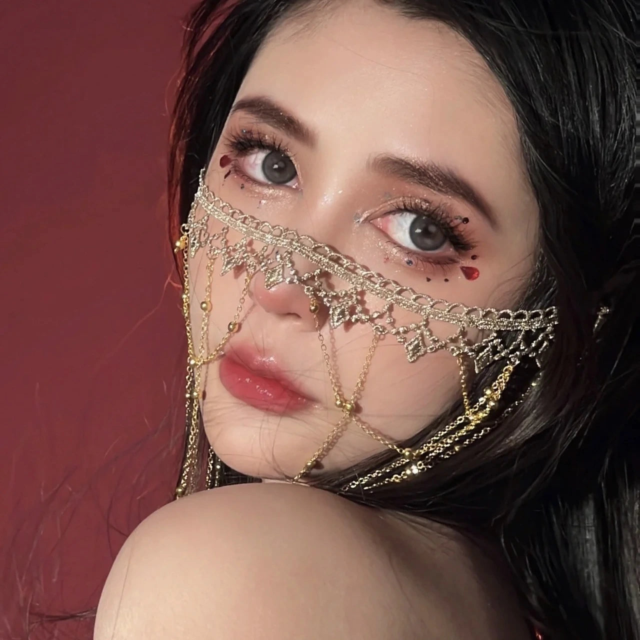 Mystic Gold Filigree Veils