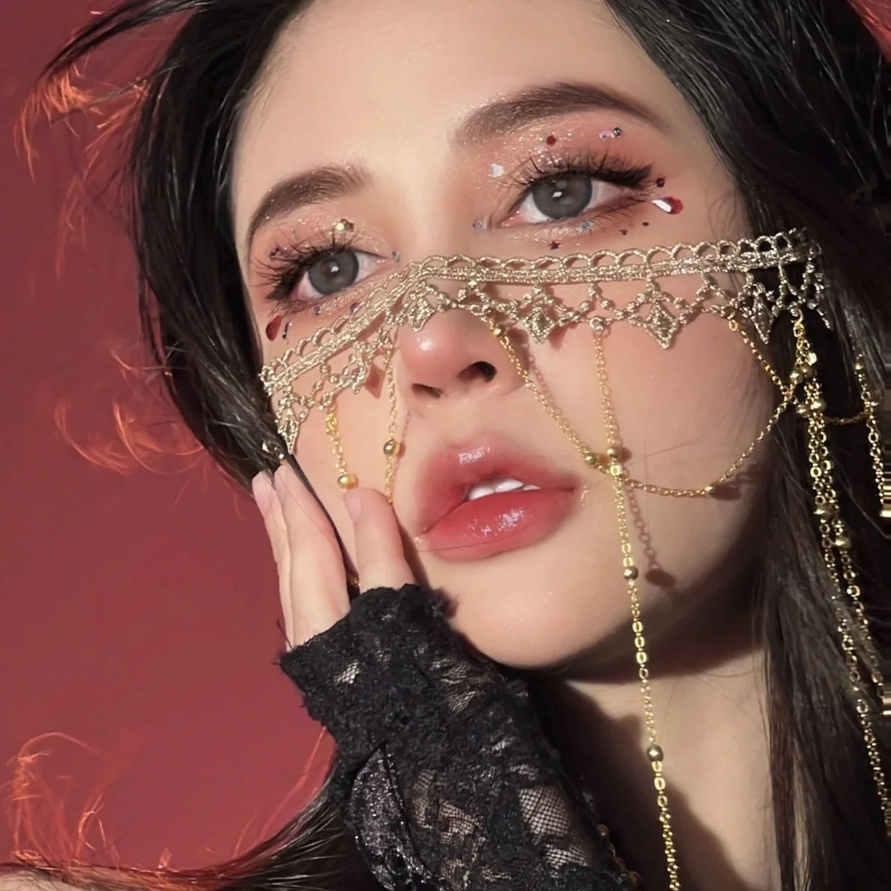Mystic Gold Filigree Veils