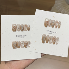 Champagne Moonlight Press-On Nails