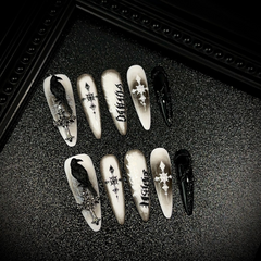 Dark Angel Gothic  Press-On Nails