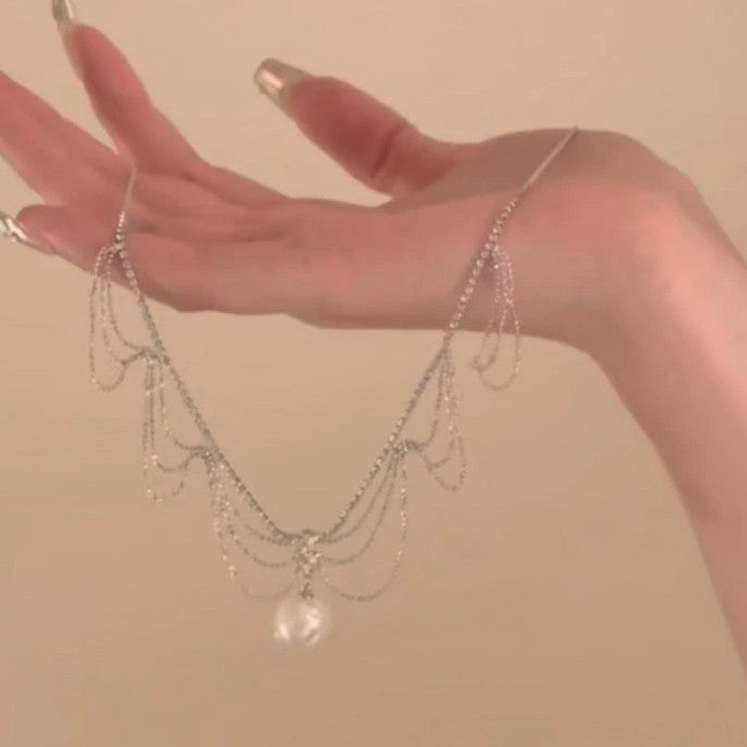 Pearl Butterfly Reverie Choker