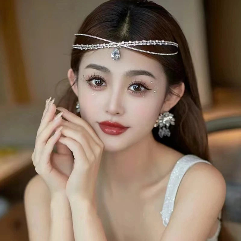 Double Wave Crystal Necklace