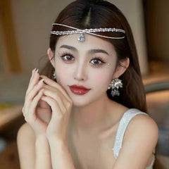 Double Wave Crystal Necklace