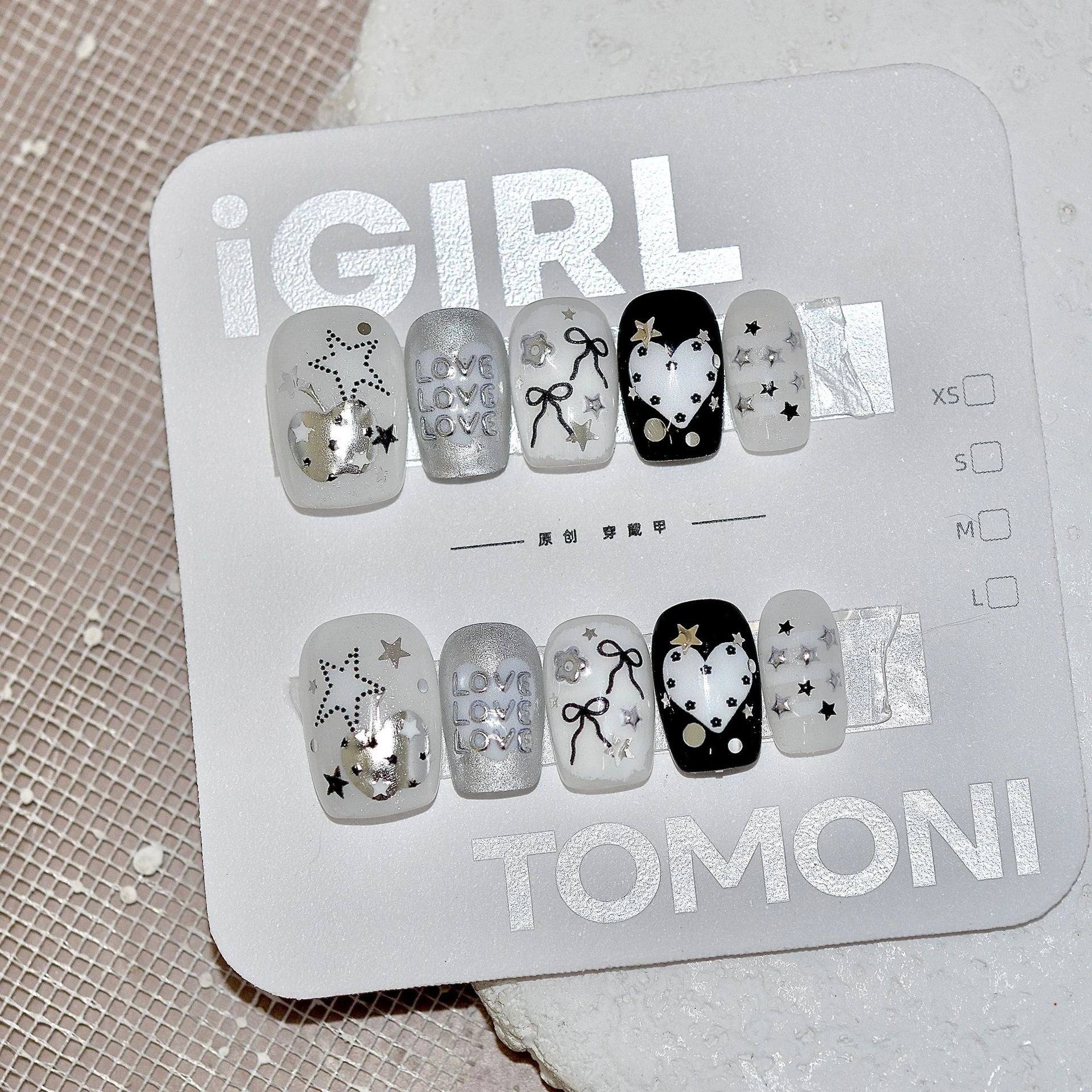 Starry Sweetheart-On Nails